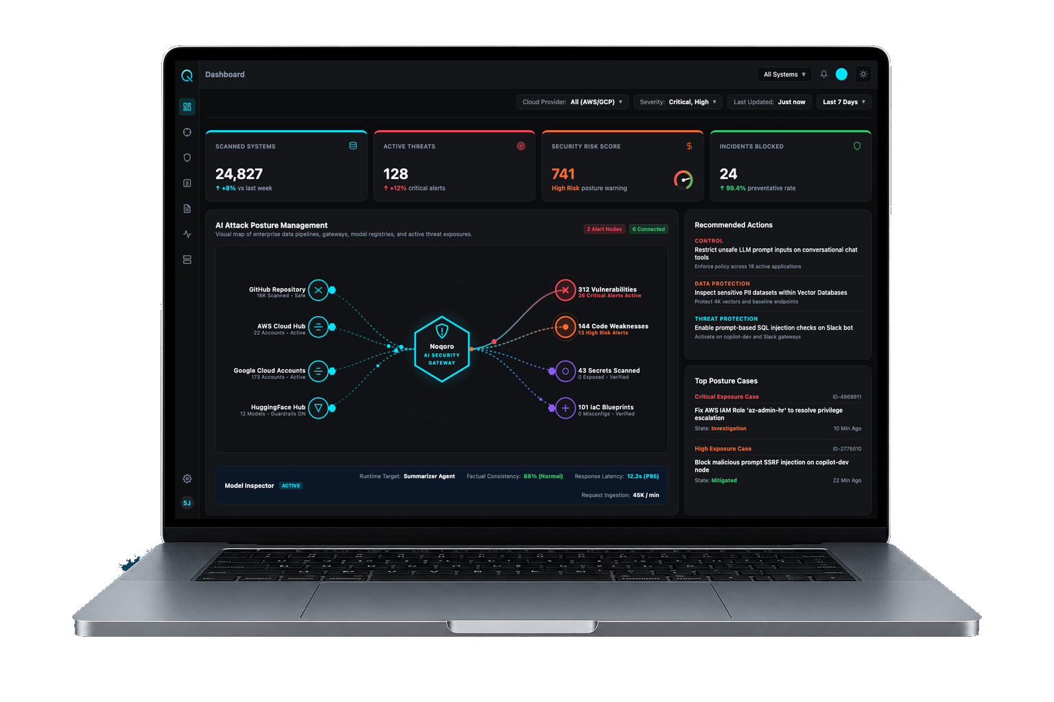 Noqoro Platform on MacBook